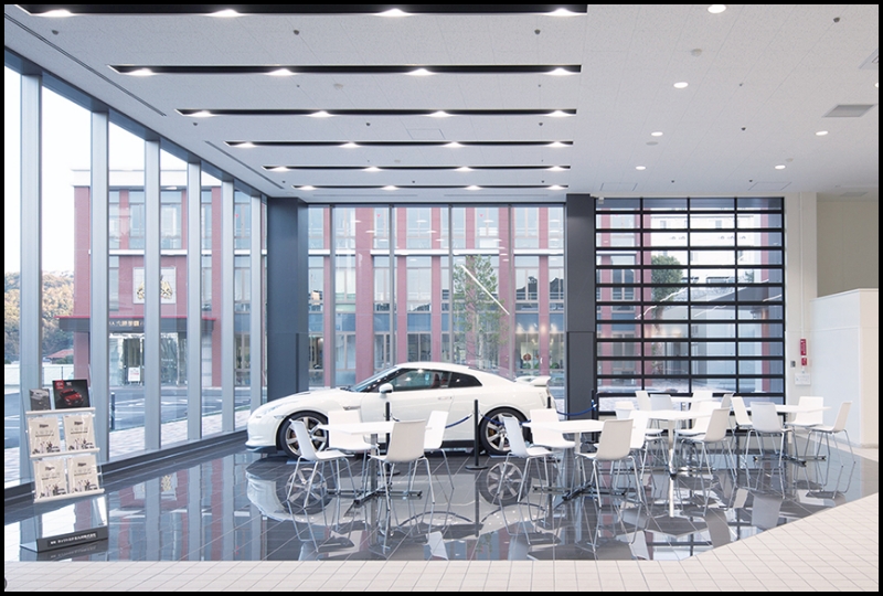 Automotive showroom