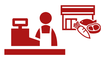 Supermarket staff