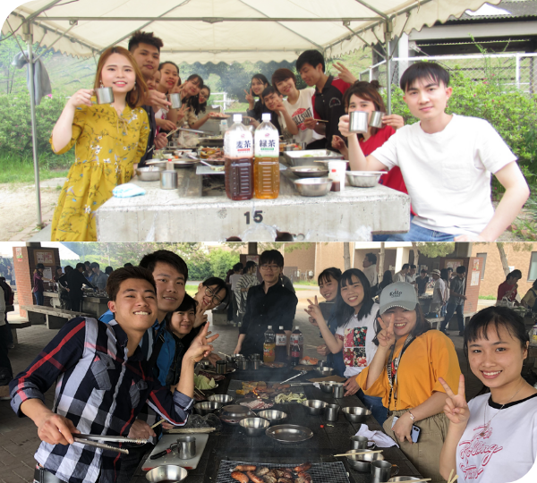 New student welcome party BBQ