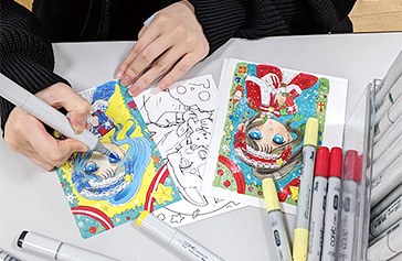 カラーイラスト描画