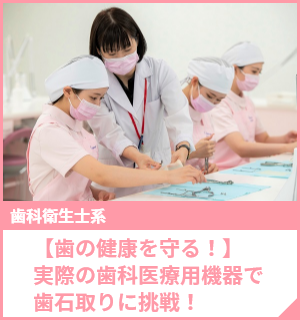 【歯の健康を守る！】実際の歯科医療用機器で歯石取りに挑戦！