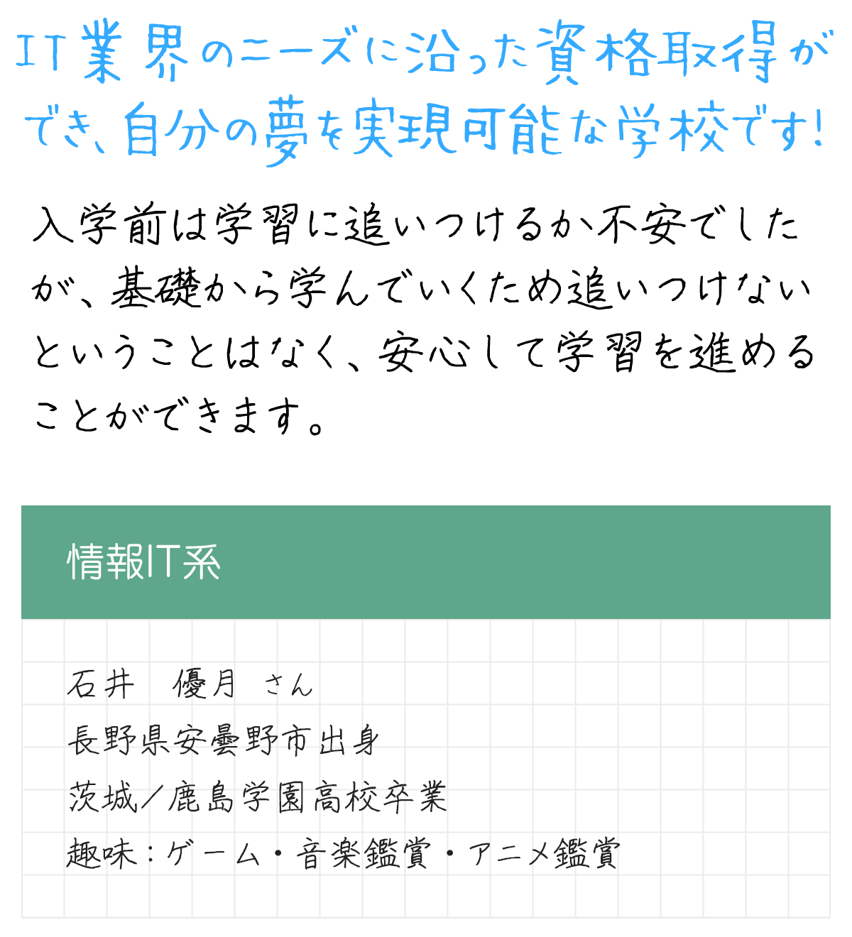 メッセージ