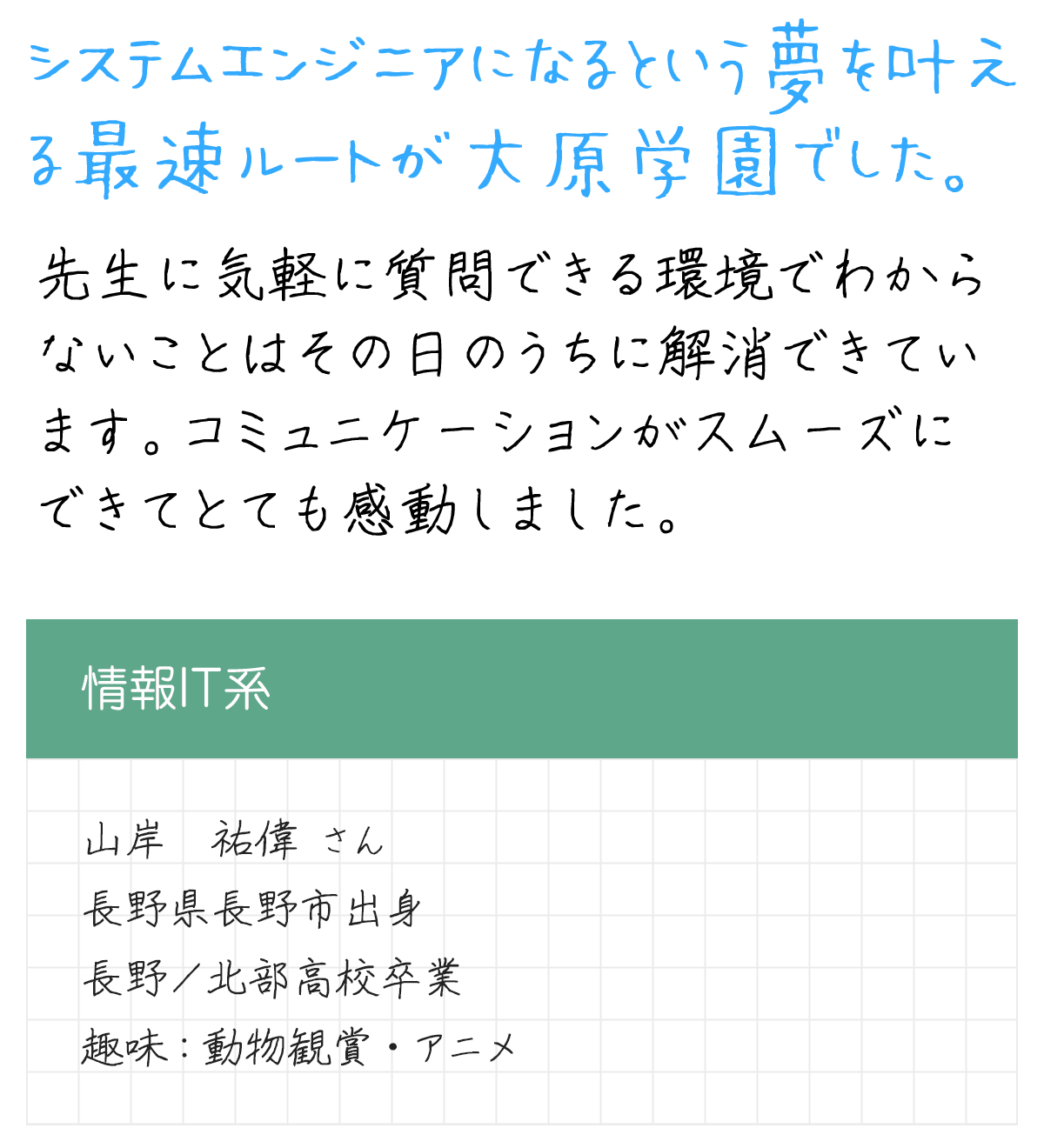 メッセージ