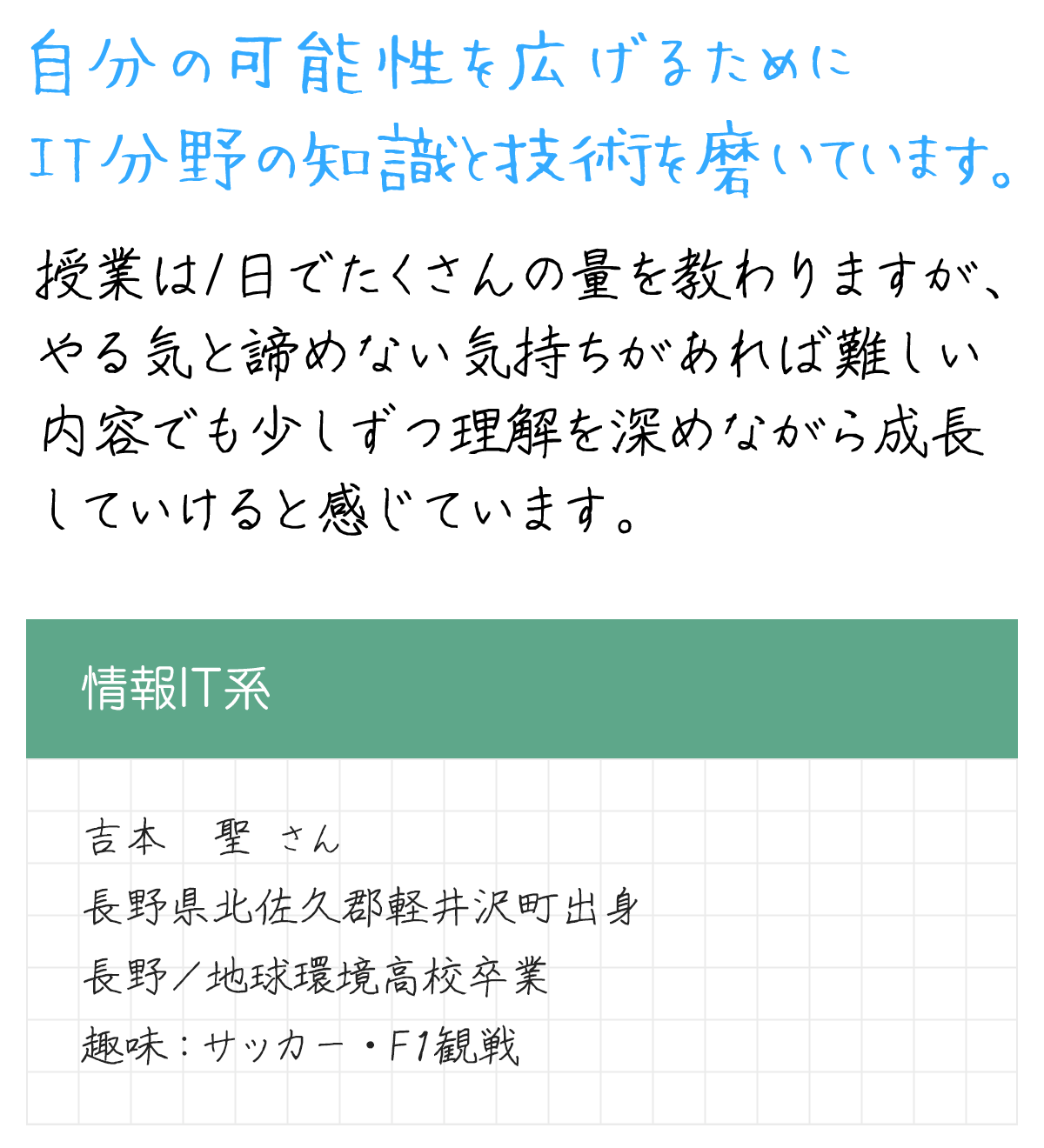 メッセージ