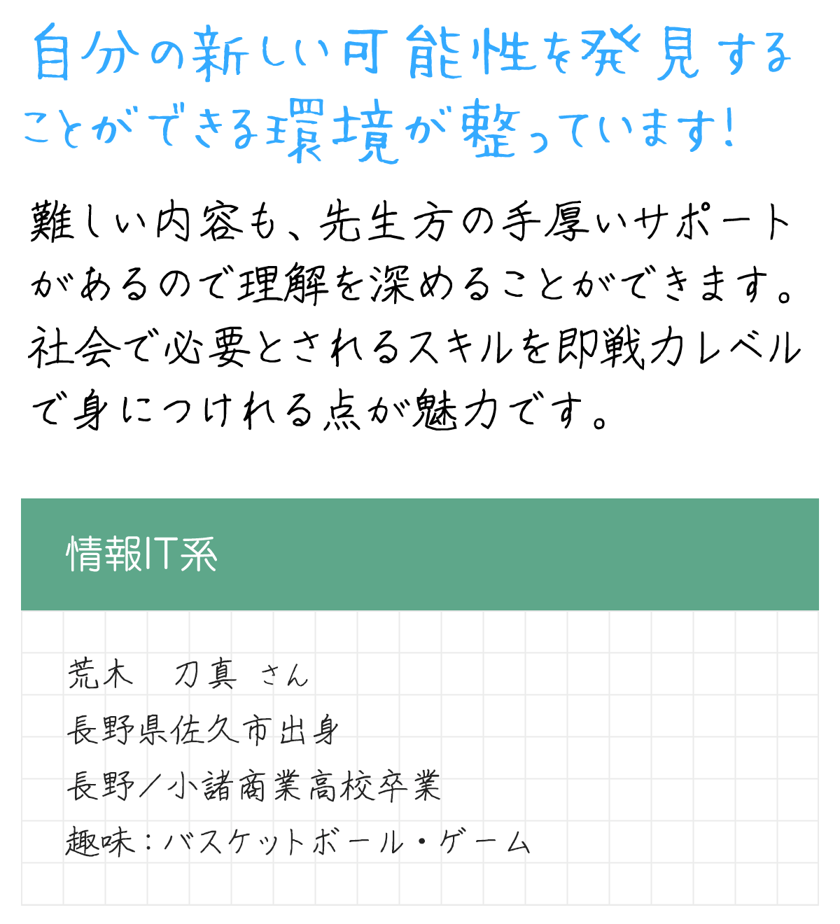 メッセージ