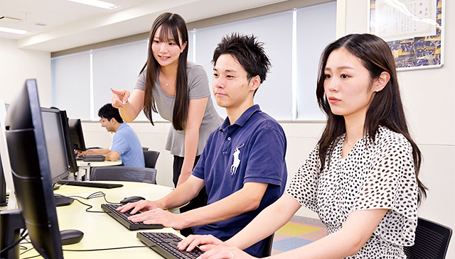 img:実習先が発表され、自分の実習先を調べます。