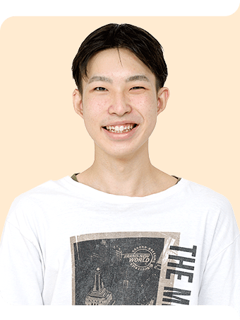 実践的な授業が多く、グループワークやイベントも楽しいです！