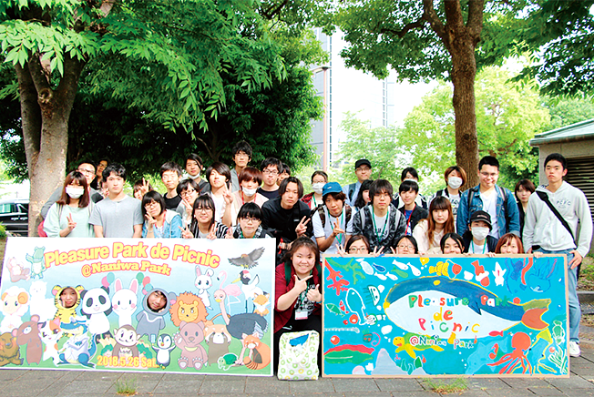 地域行事や企業・自治体とのコラボを経験して技術力アップ